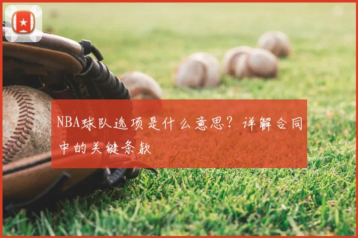 NBA球队选项是什么意思？详解合同中的关键条款