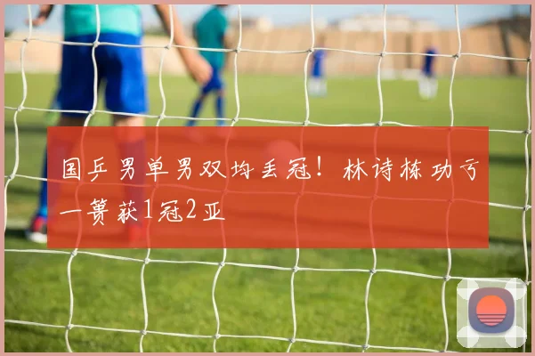 国乒男单男双均丢冠！林诗栋功亏一篑获1冠2亚
